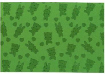 Glitzerkarton 50x70cm (250g/m) ""Grüne Männchen"" 5 Bögen""